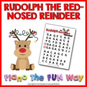 Piano Sheet: Rudolph the Red Nosed Reindeer