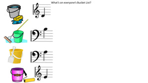 Bucket List - Interactive Music theory Game (Digital)