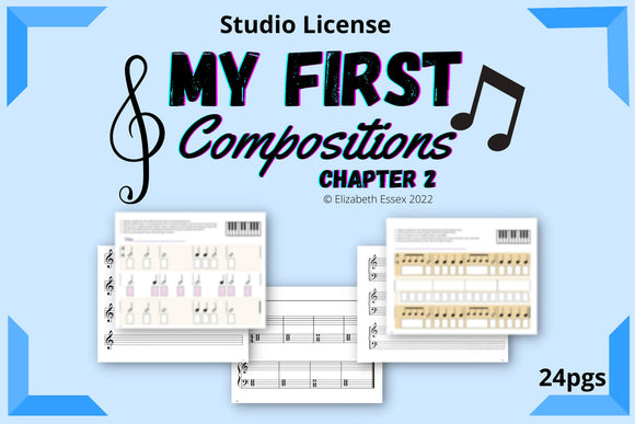 My First Compositions - Chapter 2 - Composing for Young Beginners - STUDIO LICENSE