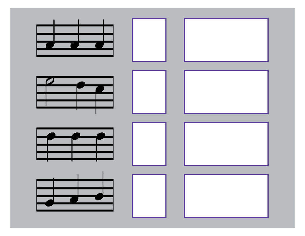 Note Directions on sheet music and piano keys – Music Teacher Resources