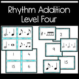 Rhythm Addition Math Equations - Level Four
