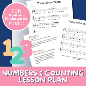 Numbers and Counting Music Lesson Plan (PreK - 2)