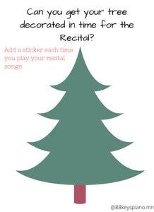 Christmas Recital Challenge