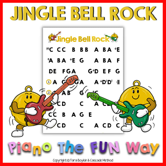 Piano Sheet: Jingle Bell Rock