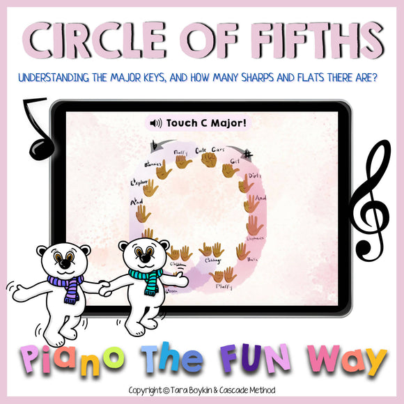 Boom Cards: Circle of Fifths