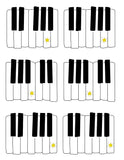 Star Piano Keys