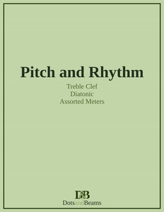 Pitch and Rhythm - Treble Clef (E-Book Copy)
