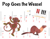 Pop Goes the Weasel - Finger Number Notation - INDIVIDUAL LICENSE