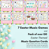 7 Easter Themed Multi-Level Music Games