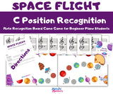 Space Flight Note Recognition Board Game - C Position