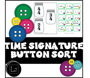 Time Signature Button Sort