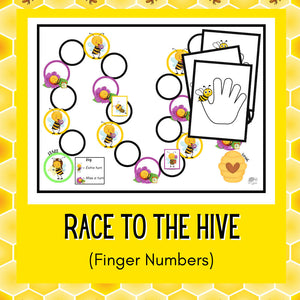 Race To The Hive | Finger Numbers Game
