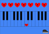 Piano Keyboard Valentine's Game