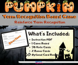 Pumpkin Terms - Term Recognition Board Game