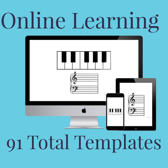 Mega Bundle 91 Online Piano Teaching Templates