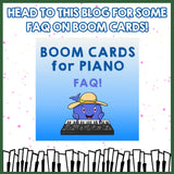 Boom Cards: Sight Reading Cards (Same, Skip, Step) Tropical