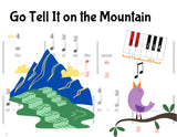 Go Tell It on the Mountain - Finger Number Notation - STUDIO LICENSE