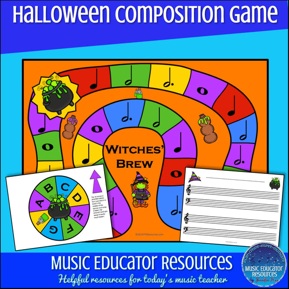 Halloween Music Composition Game | Witches Brew