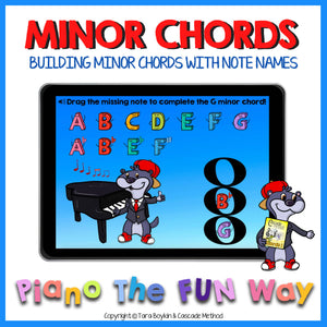 Boom Cards: Minor Chords with Oscar the Otter
