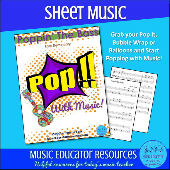 Poppin' the Bass | Sheet Music | Unlimited Studio License