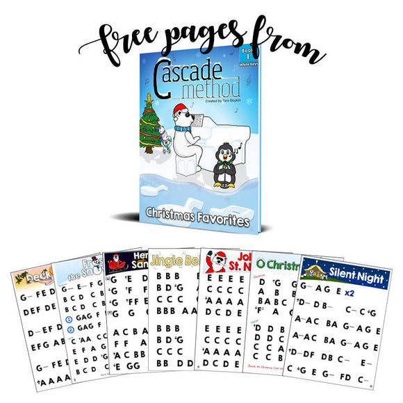 Christmas Favorites Book 1 – White Keys (Free Pieces)