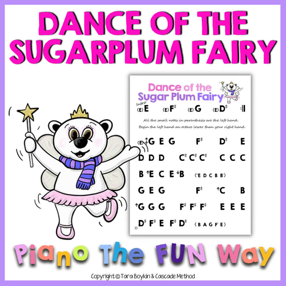 Piano Sheet: Dance of the Sugarplum Fairy