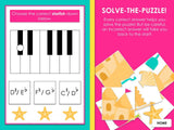 At the Beach | Piano Keyboard 2: Accidentals | Interactive Digital Music Game