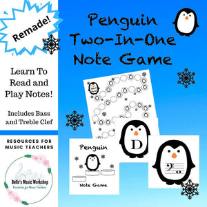 Penguin 2 in 1 Note Game
