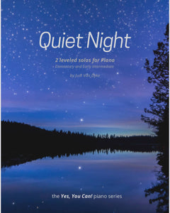 Quiet Night - 2 Leveled Solos for Piano by JudisPiano