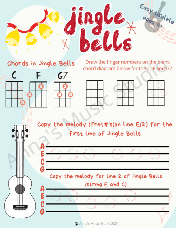 Jingle Bells Ukulele Activity – Music Teacher Resources Jingle Bells Ukulele Activity – Music Teacher Resources