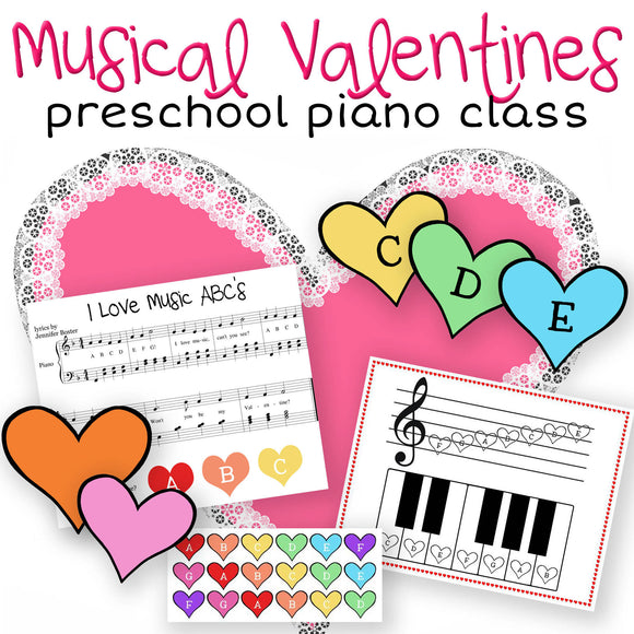 Musical Valentines: A Preschool Piano Class Lesson Plan