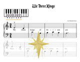 Christmas on the Staff - Carols for Beginners in Middle C Position