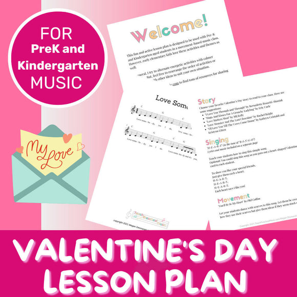 Valentine's Day Music Lesson Plan (PreK - 2)