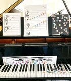NoteMatch Piano Reading Tool (Magnetic and dry-erase board)
