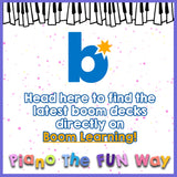 Boom Cards: Step and Skips (Up and Down) On the Keyboard