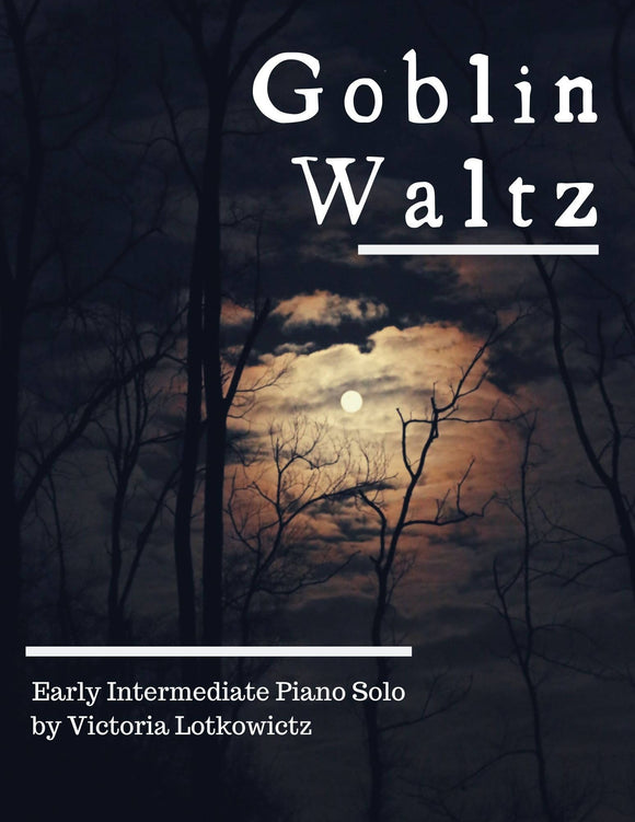 Goblin Waltz (Halloween Early Intermediate Piano Solo) - Studio License