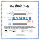 DIGITAL Music Theory Lesson 1: The Staff - Self Grading - No Prep