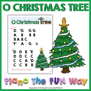 Piano Sheet: O Christmas Tree