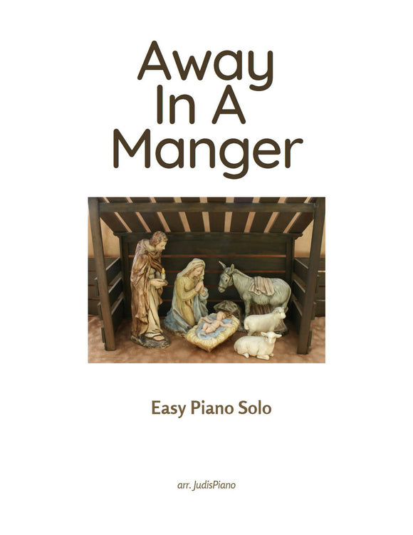Away In A Manger - Easy Piano Solo