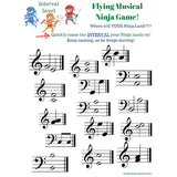 Flying Musical Ninja Game