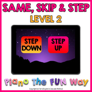 Boom Cards: Same, Skip and Step Combo (Level 2)