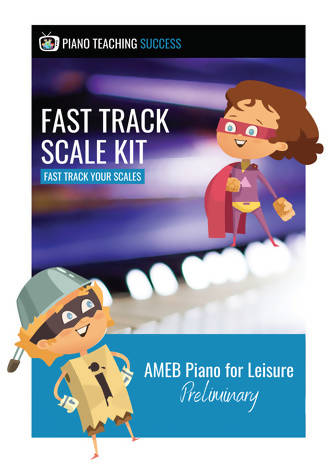 FAST TRACK SCALE KIT - AMEB PIANO FOR LEISURE PRELIMINARY