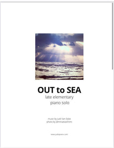 OUT to SEA - Late Elementary Piano Solo by JudisPiano - Single Use License