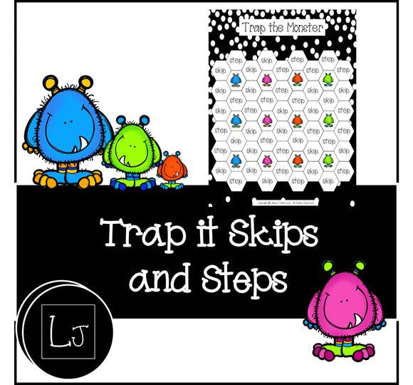 Trap the Monster: Skips and Steps