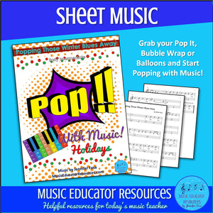 Popping Those Winter Blues Away | Pop With Music Holidays | Sheet Music | Unlimited Studio License