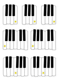 Star Piano Keys