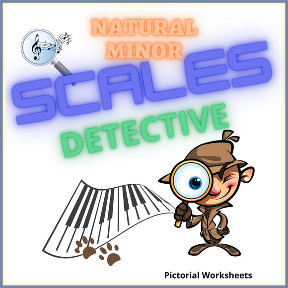 Minor Scales Worksheet Visual - NATURAL Minor