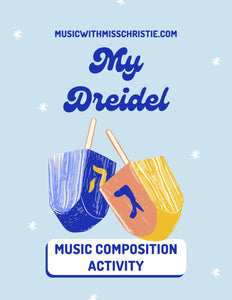 Hanukkah Composition Activity: My Dreidel