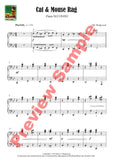 Cat & Mouse Rag - Ragtime - Piano Duet For 4 Hands