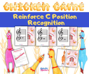 Chicken Game C Position Recognition Card Game